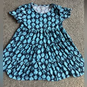 Lilly Pulitzer Teal Fish Print Dress